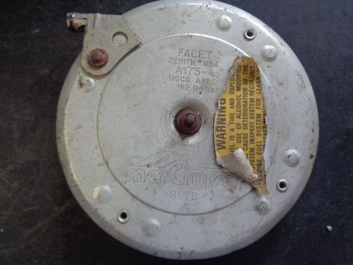 Used mercruiser flame arrestor 85784 8578 facet zenith a175-65 air cleaner