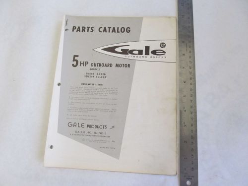1963 gale outboard parts catalog 5 hp