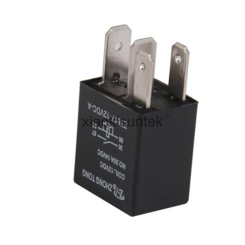Car truck automotive dc 12v 30a 30 amp spst relays 4 pin 4p
