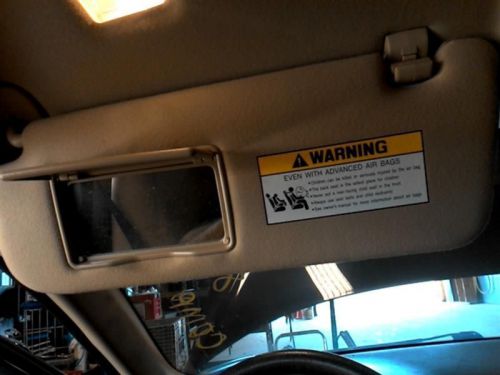 Lh driver side interior sun visor/sunvisor 2009 sonata sku#1914456