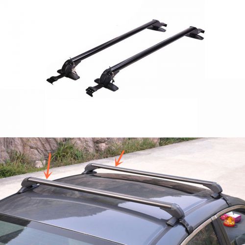 For chevrolet cruze 2008-20142pcs black aluminum alloy roof rack cross bar set