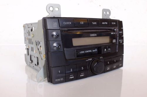 Mazda mpv 2000 2001 audio stereo radio am fm cd tape player unit lc77 66 9t0b