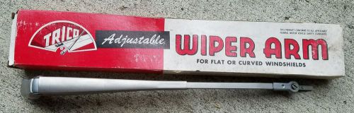 Vtg trico al-150 adjustable wiper arm flat or curved windshield 11 1/4&#034;-14 5/8&#034;