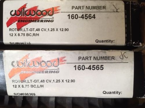 Wilwood gt series directional vane rotors(pair) #160-4565 lh &amp; #160-4564 rh