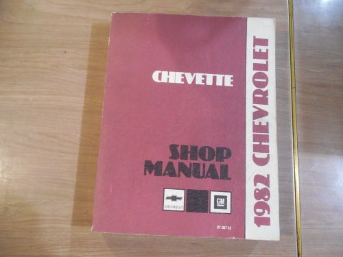 1982 chevrolet chevette original factory shop manual