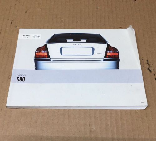 Volvo 2003 s80 oem original factory owners manual book guide tp5913