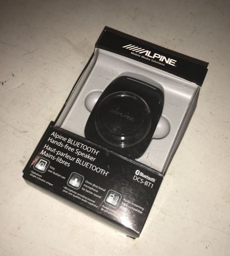 Alpine dcs-bt1 bmw bluetooth clip on hands free speaker no charger