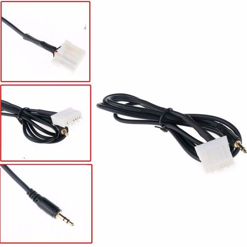 Car 3.5mm aux audio cd interface adapter cable for mazda 2 3 5 6 2006-2013