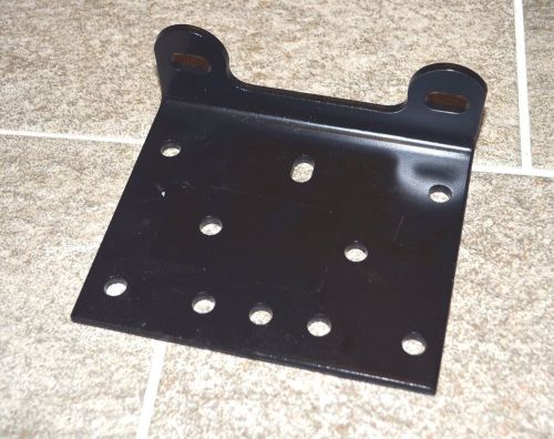 Atv utility winch mounting plate for up to 2500 lb winch yamaha honda gater xuv