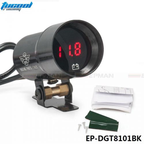 37mm compact micro digital smoked lens volt battery gauge black