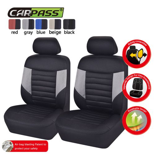 Universal 6pcs two front auto car seat covers breathable accessories protect