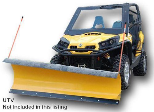 66 inch denali pro series utv snow plow &amp; hydroturn - 2013-2017 maverick 1000