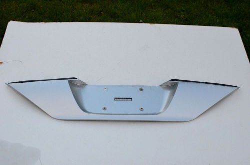 03-11 mercedes r230 sl500 sl550 sl600 rear trunk deck lid licence plate  holder