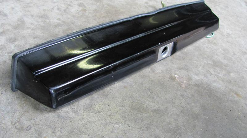 1979-1983 nissan datsun 280zx 280 z license plate light assy oem black rear 