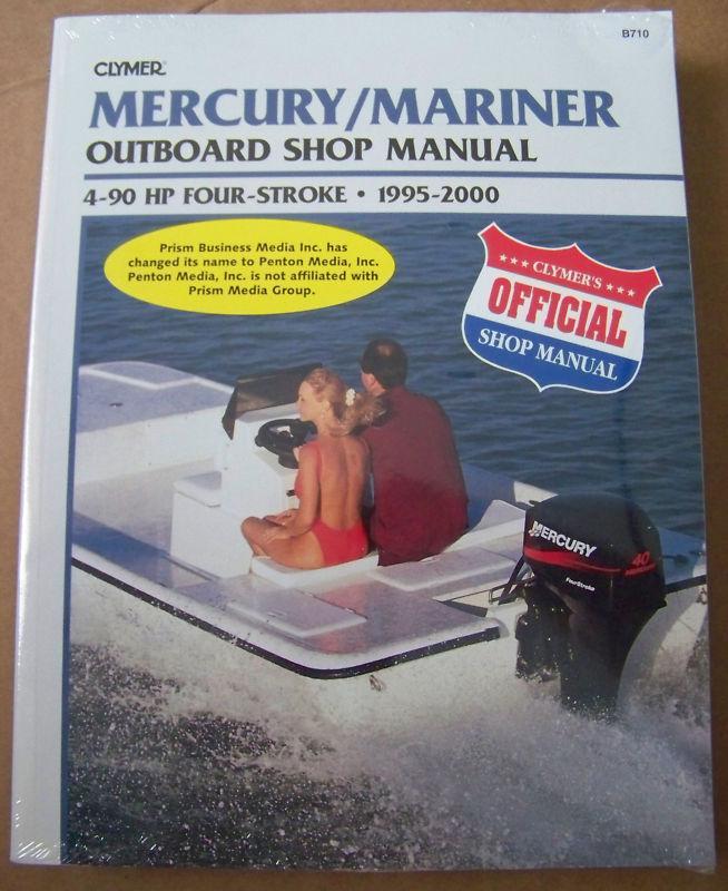 Clymer mercury mariner 4-90 hp four-stroke 1995-2000 outboard repair shop manual