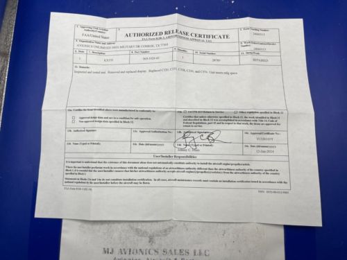 BENDIX/KING KX 155 P/N 069-1024-42 14VDC WITH GLIDE/SLOPE WITH FAA FORM 8130-3, US $2,695.00, image 6