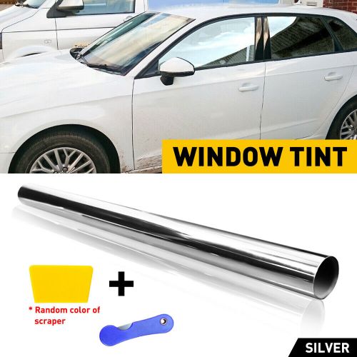 Uncut Roll Film Window Tint VLT 0.05 20"x10 ft Feet Car Home Office Glass Silver, US $13.99, image 6