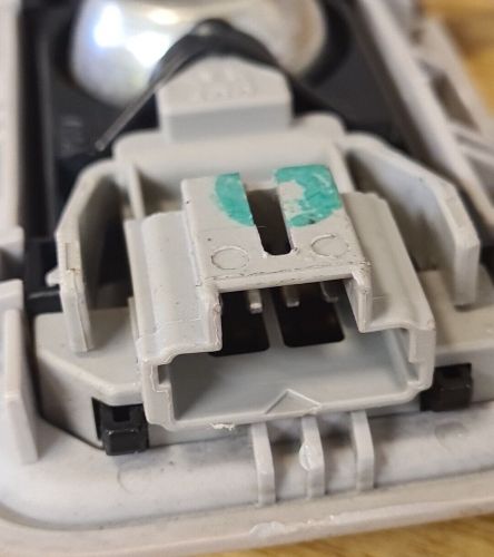 CITROEN C3 MK2 2011 GREY INTERIOR COURTESY READING UNIT LIGHT 9610095677, US $, image 4