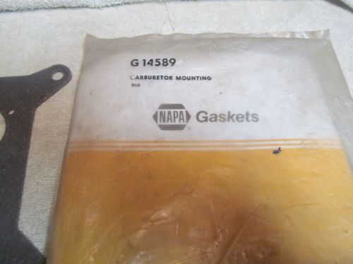 NOS ASSORTMENT OF 4-BARREL CARBURETOR MOUNTING SPACERS & BASE GASKETS., US $9.95, image 2