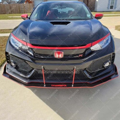 Universal Adjustable Front Bumper Lip Splitter Strut Rod Tie Support Bar Spoiler, US $14.99, image 3