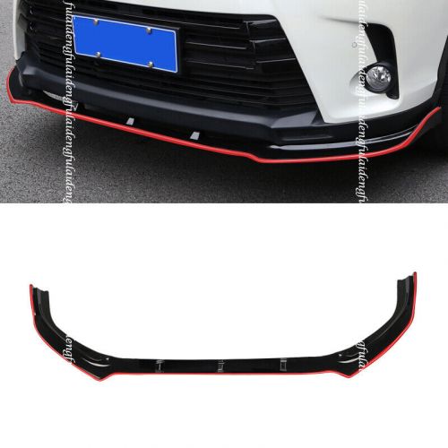 Red Front Bumper Lip Spoiler Lower Splitter Trim For Toyota Highlander 2017-2019, US $191.99, image 6