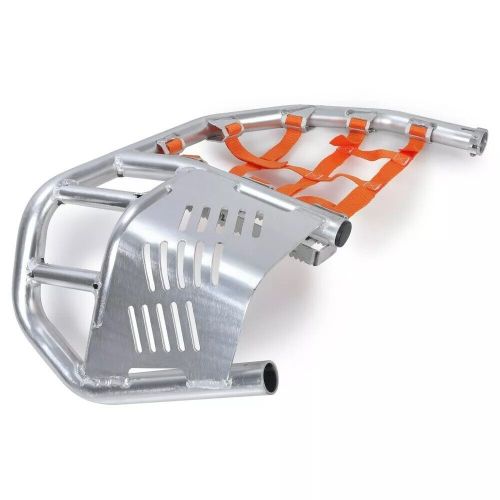 Orange nerf bars peg heel guard for honda trx 450r 450er black nets sportrax 450