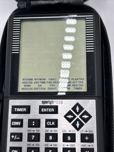 Sporty's E6B Electronic Flight Computer w/ Case, Manual, & Reference Card, US $47.50, image 6