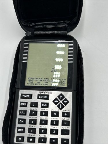 Sporty's E6B Electronic Flight Computer w/ Case, Manual, & Reference Card, US $47.50, image 8