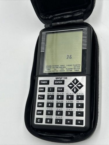 Sporty's E6B Electronic Flight Computer w/ Case, Manual, & Reference Card, US $47.50, image 9
