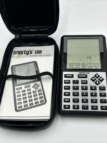 Sporty's E6B Electronic Flight Computer w/ Case, Manual, & Reference Card, US $47.50, image 10