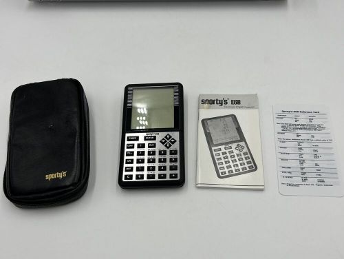 Sporty's E6B Electronic Flight Computer w/ Case, Manual, & Reference Card, US $47.50, image 18