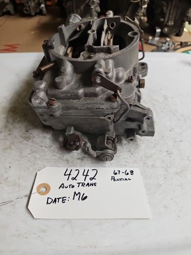4242 m6 pontiac automatic 1967 1968 original vintage carburetor