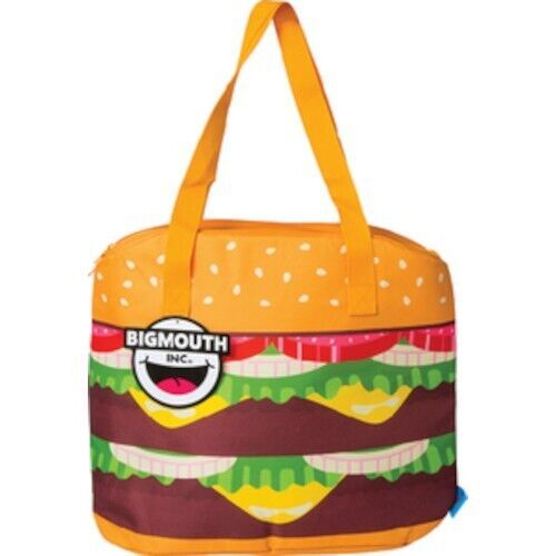 Big mouth 12+ can cooler bag - cheeseburger