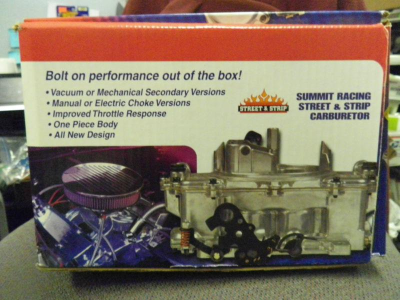 Summit Racing SUM-M08750MS Carburetor Square Bore 750CFM Dual Fuel Inlet, US $179.99, image 4