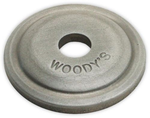 Woodys round digger aluminum support plates natural 5/16" 24-pack