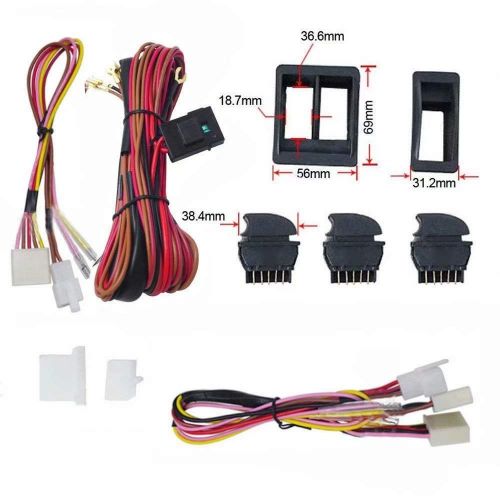 12V Universal Power Windows Switch Kit, Wiring Harness kit for 2 Door..., US $45.15, image 5