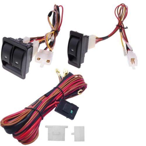 12V Universal Power Windows Switch Kit, Wiring Harness kit for 2 Door..., US $45.15, image 6