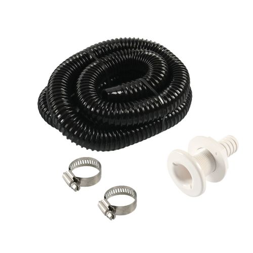New 3/4 Inch Hose Bilge Pump Installation Kit With Thru Hull Drain Plug, US $18.88, image 8