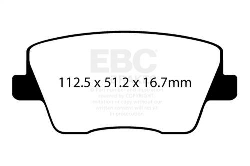 EBC Brakes DP32344C Redstuff Ceramic Low Dust Brake Pads, US $145.44, image 3
