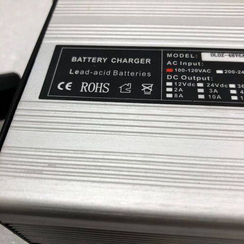 48 Volt For Club Car Golf Cart Battery Charger 48V 6 Amps Snap Head 3 Pin Plug, US $39.49, image 5