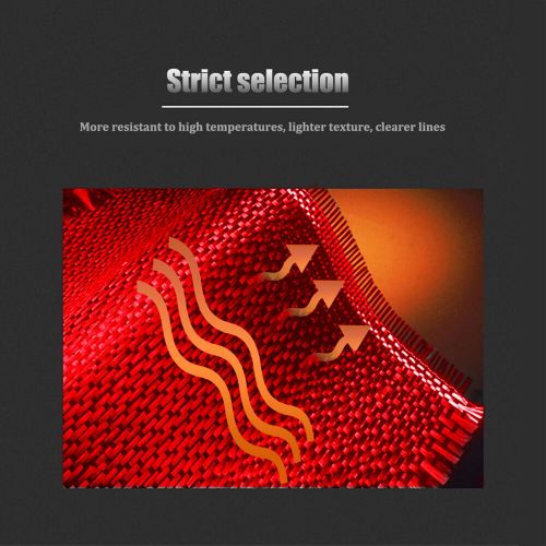 For For Audi A6 A7 19-20 red Carbon Fiber Steering Wheel Chin Panel Trim Sticker, US $8.74, image 3