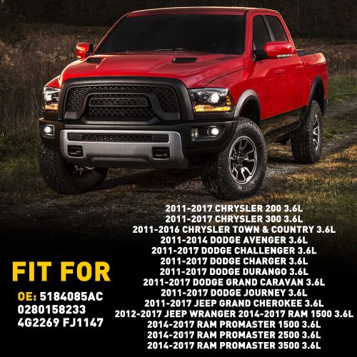 Set of Fuel 6 Injectors 280158233 fit Chrysler Ram Dodge Jeep 3.6L V6 2011-2019, US $42.09, image 3