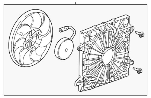 Genuine GM Fan Assembly 85159684, US $272.81, image 4