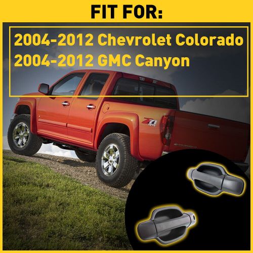 For 45394 Chevy COLORADO GMC CANYON Pair Handle Outside Door L & R FRONT BLACK, US $24.09, image 2