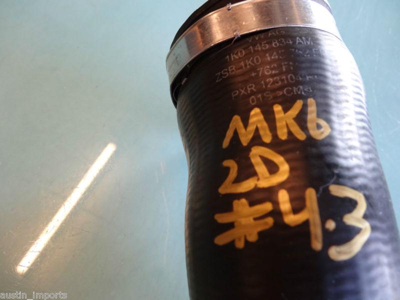 MK6 VW GTI GLI 2.0T TSI AIR INTER COOLER COLD SIDE ELBOW PIPE HOSE FACTORY #4, US $45.00, image 2
