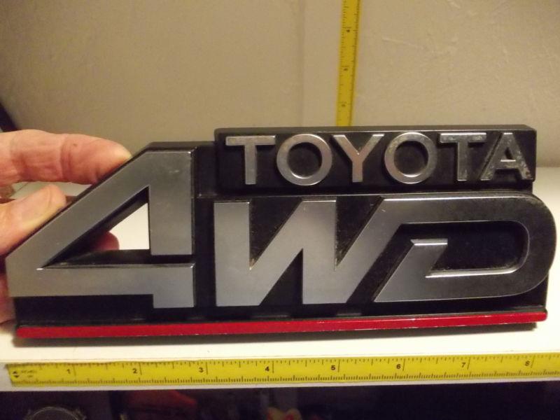 Toyota 4WD 4X4 four wheel drive emblem, US $3.99, image 5