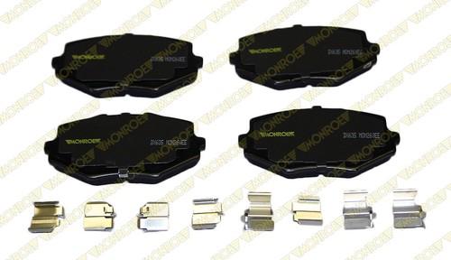 Monroe dx635 brake pad or shoe, front-monroe dynamics brake pad