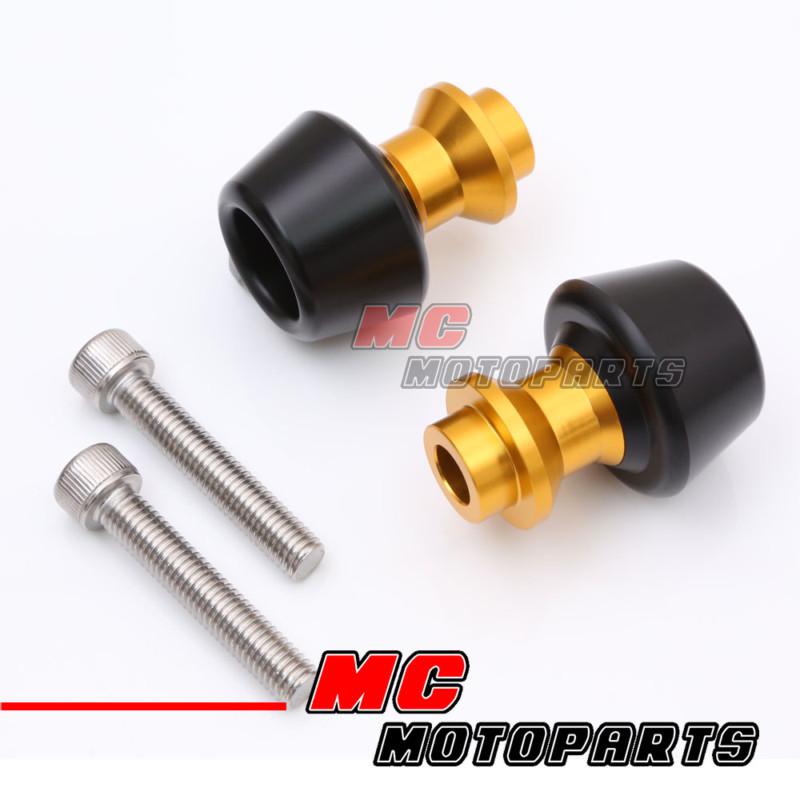 Sell Gold CNC Billet Swingarm Spools Triumph DAYTONA 675 / R 10 11 12