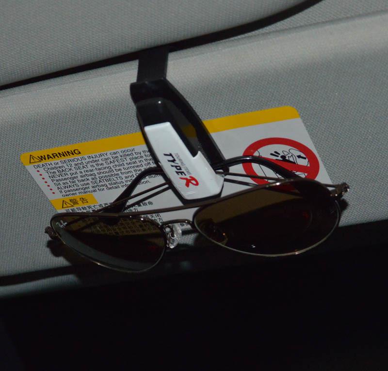White Car Vehicle Sun Visor Eyeglasses Sunglasses Holder Clip Ticket Card Clip Q, US $0.99, image 3