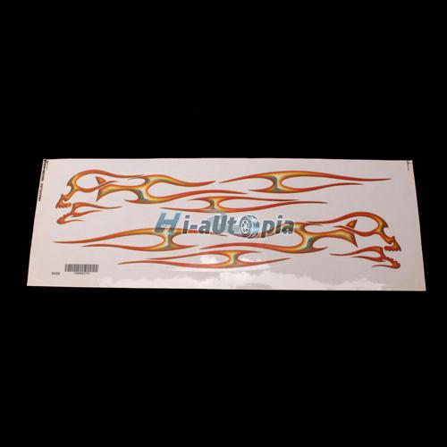 New car motorcycle decal flame random sticker 3439